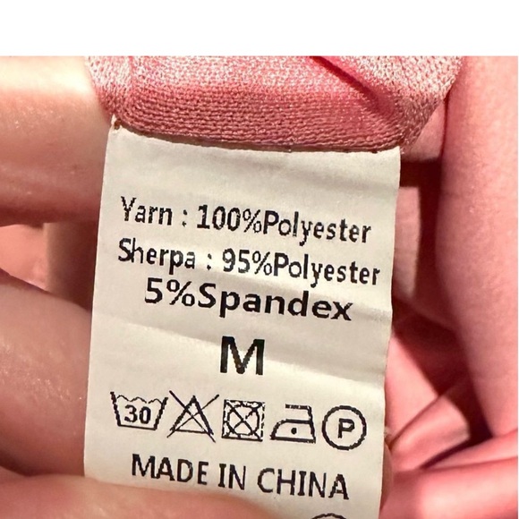 PINK SWISS DOT PUFFED LONG SLEEVE TOP - Picture 9 of 11